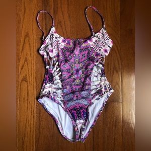 Red Carter one piece worn twice